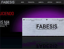 Tablet Screenshot of fabesis.com